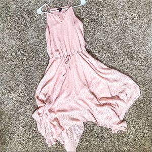 Pink spaghetti dress